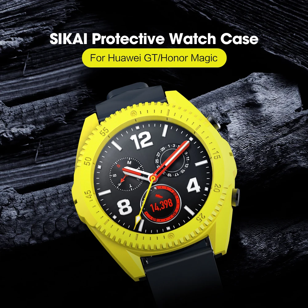 SIKAI PC защитная накладка чехлы для huawei GT часы движение сильный чехол Smartwatch