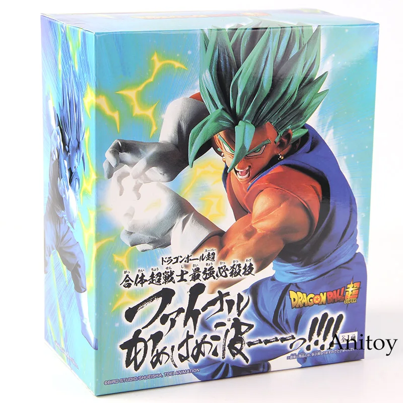 Banpresto Dragon Ball Супер Саян Вегета синяя фигурка героя Final Kamehameha ПВХ Драконий жемчуг "супер" Коллекционная модель игрушки