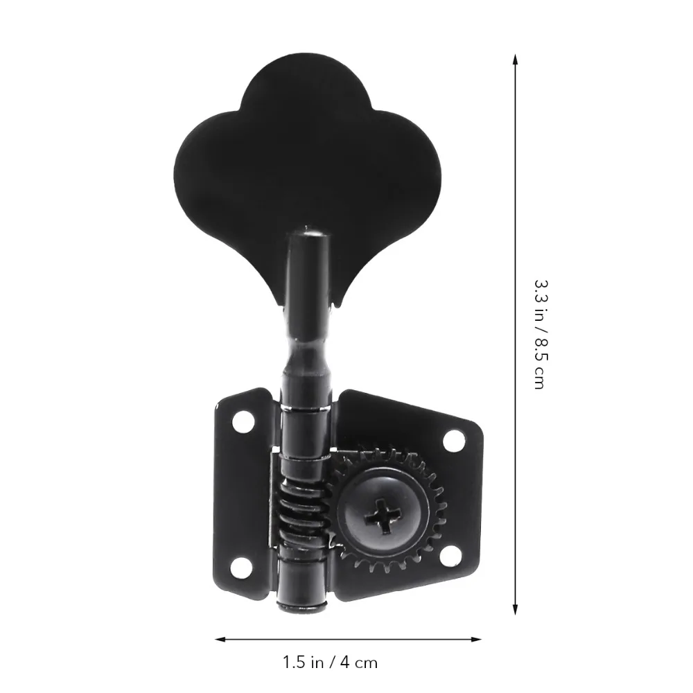 4 шт. колышки для гитары электрический бас-тюнер черной открытая шестерня станков