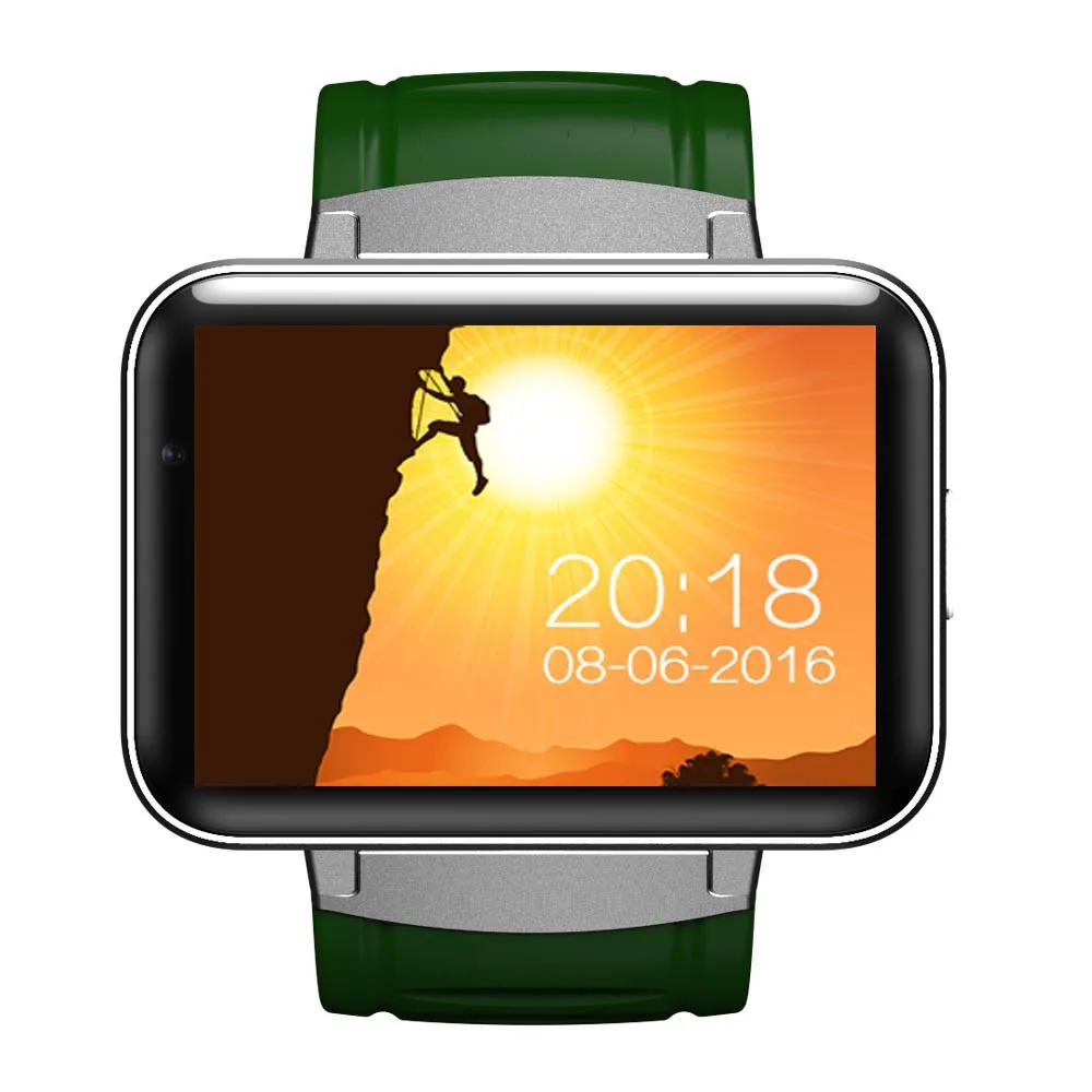 DM98 Смарт-часы MTK6572 двухъядерный 2,2 дюймов HD ips светодиодный экран 900 мАч батарея 512 МБ ОЗУ 4 Гб ПЗУ ОС Android 4,4 3g WCDMA gps wifi
