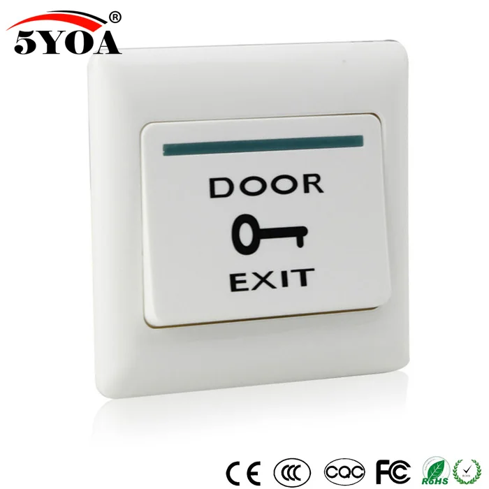 Кнопка выхода двери переключатель для системы контроля доступа электронный
