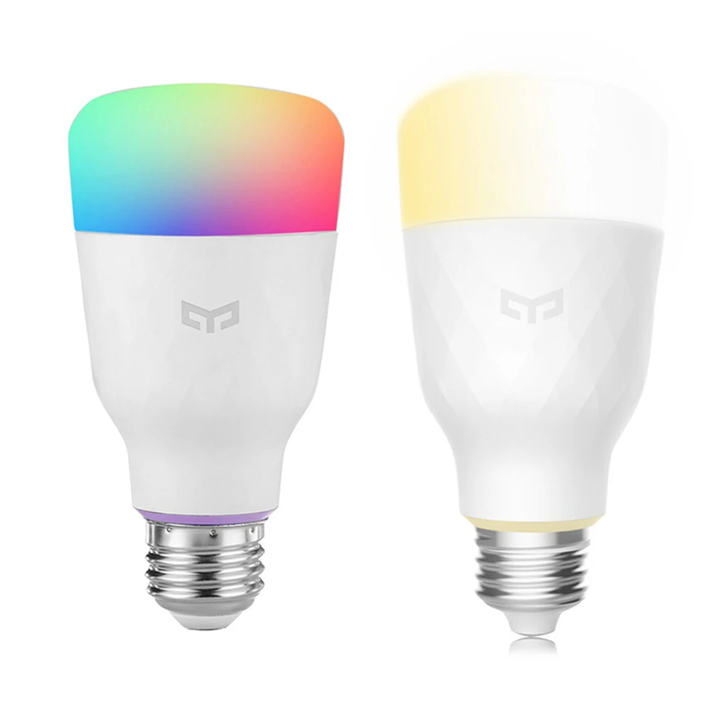 Xiaomi Yeelight E27 Беспроводное управление WiFi смарт лампа двухцветная