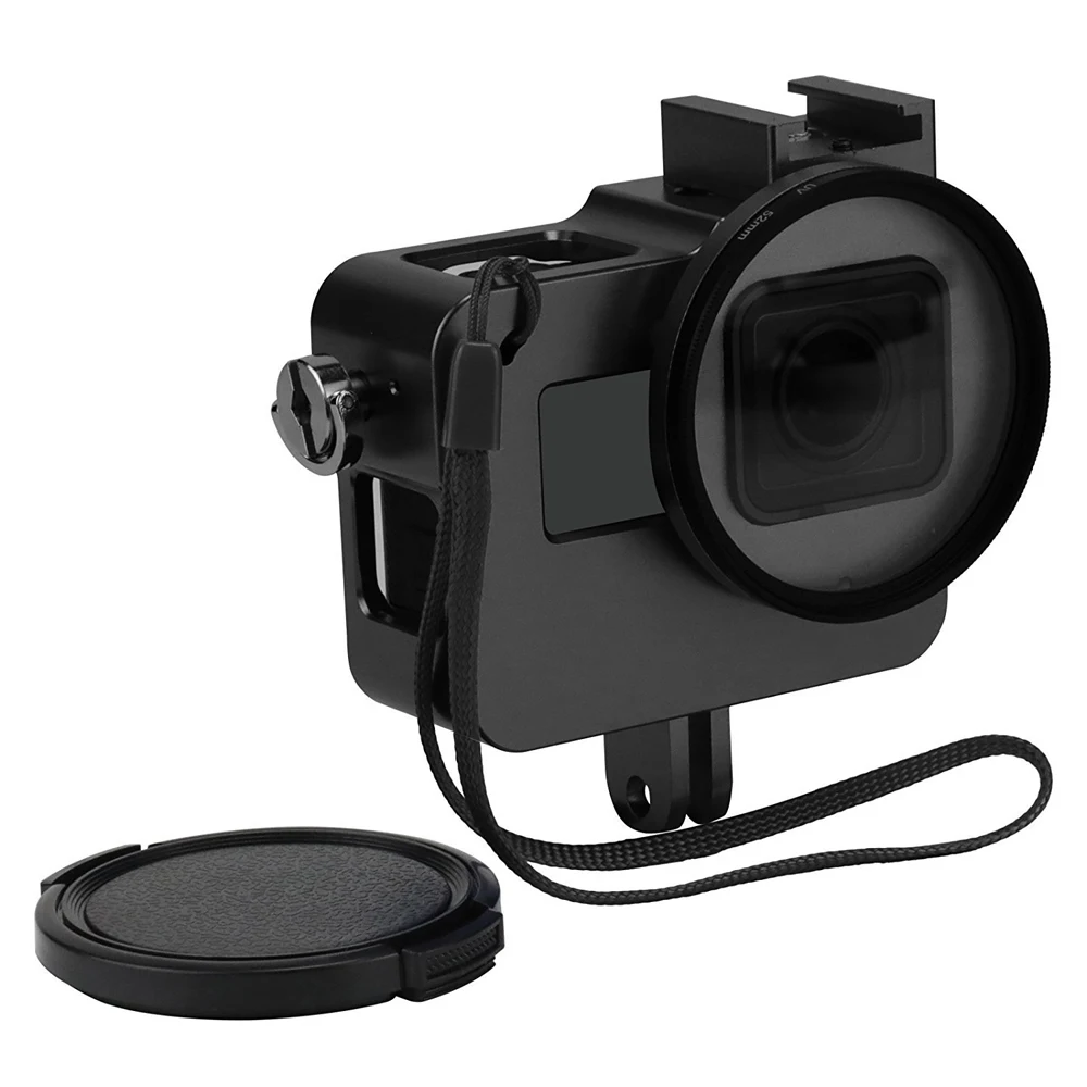 Защитный чехол из алюминиевого сплава с ЧПУ для GoPro HERO 7 6 Hero 5 черный корпус камеры