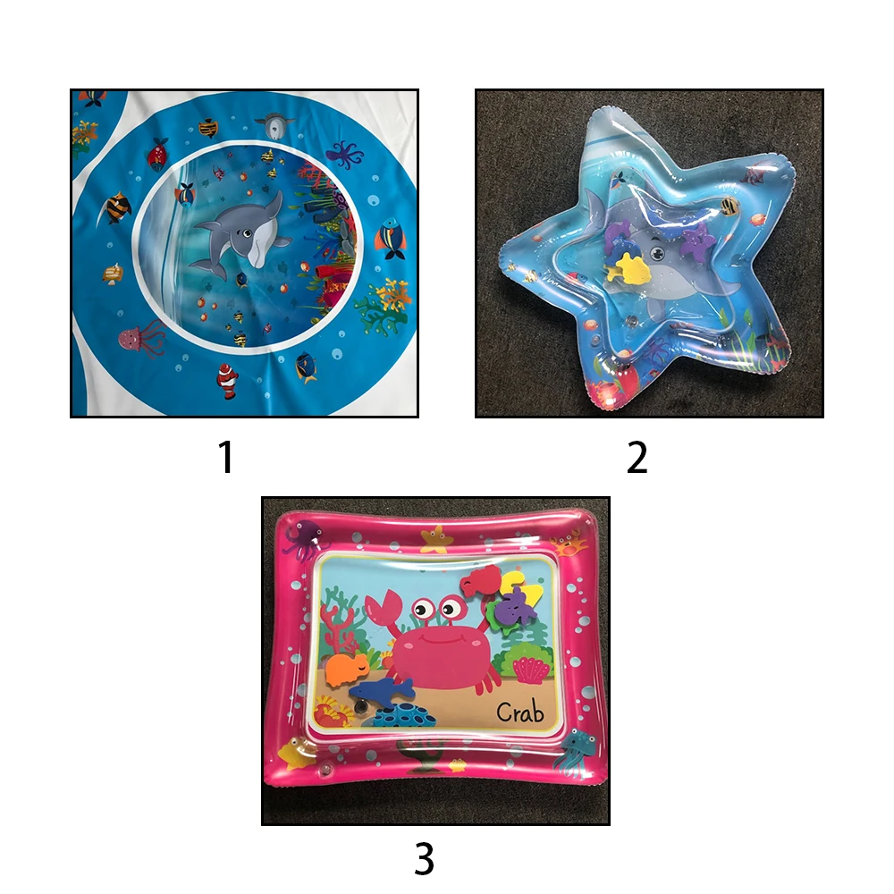 Надувной водяной коврик для малышей игровой живота центр развлечения сенсорной