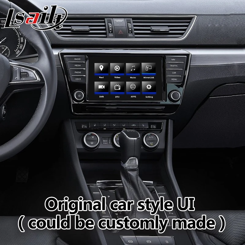 Интерфейсная коробка Lsailt Android / carplay для Skoda Superb Octivia MQB MIB MIB2 system 6 5 8 9 2 &quot