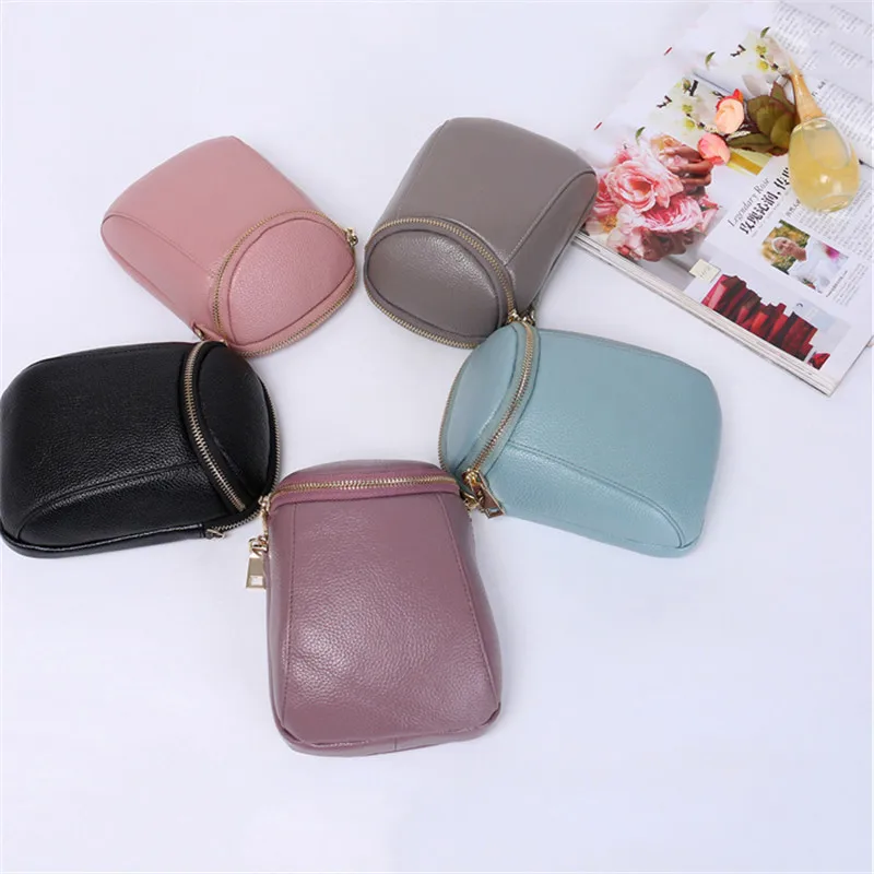 Молочный Мишка из натуральной кожи мини Crossbody сумки для Для женщин MessengerBagsSmall