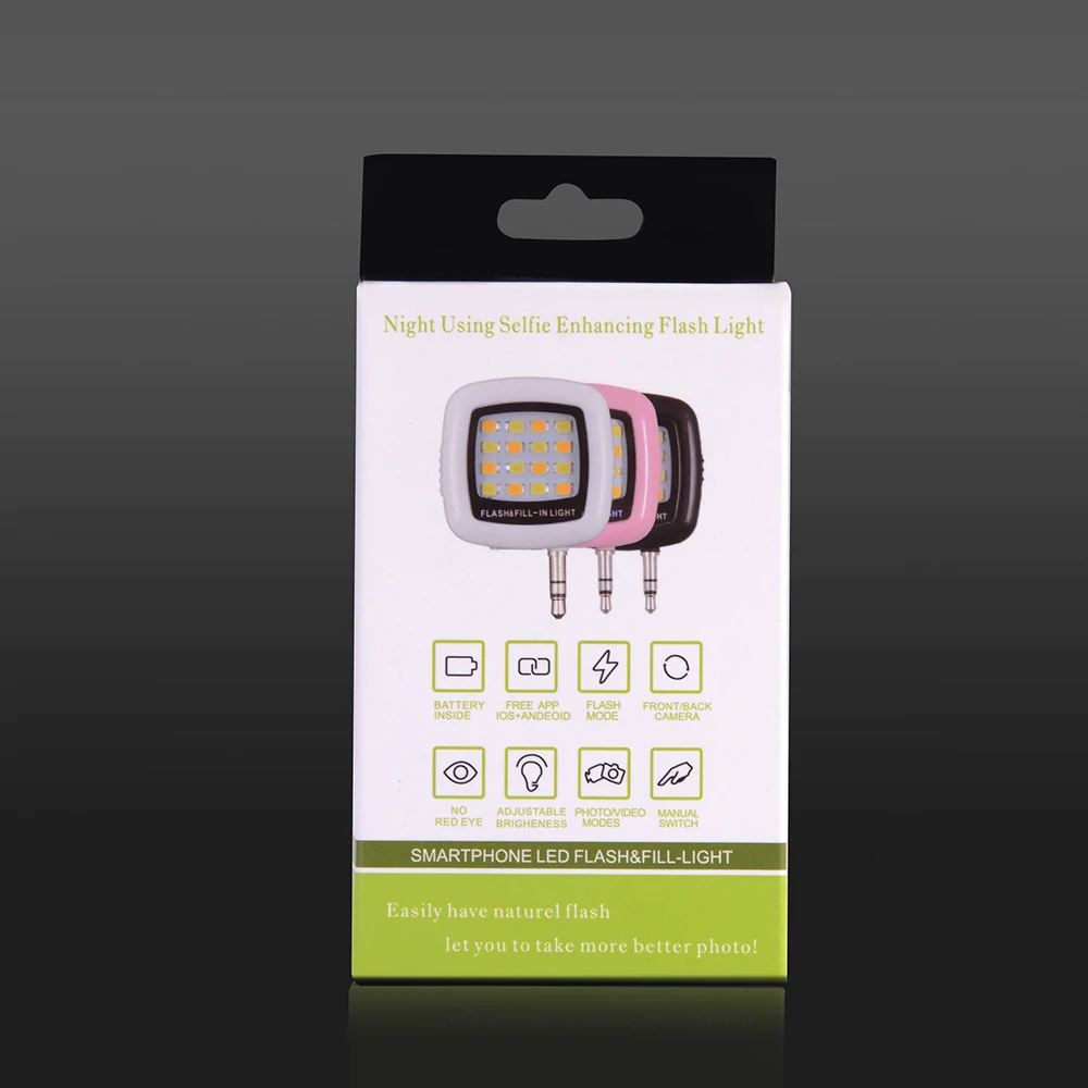 Универсальный светодио дный Android светодиодная вспышка света селфи лампа