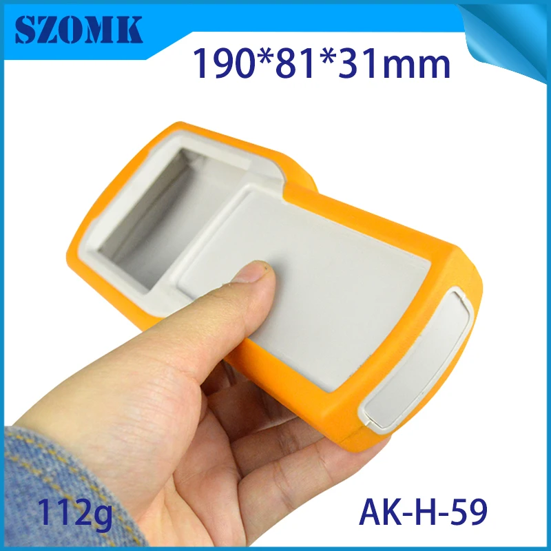 Оранжевый Карманный корпус для электроники пластиковый печатной платы