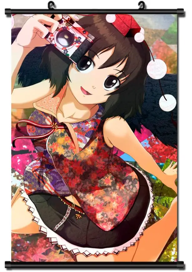 Японское аниме TouHou Project Phantasmagoria of Flower sexy girl Syameimaru Aya домашний декор настенная