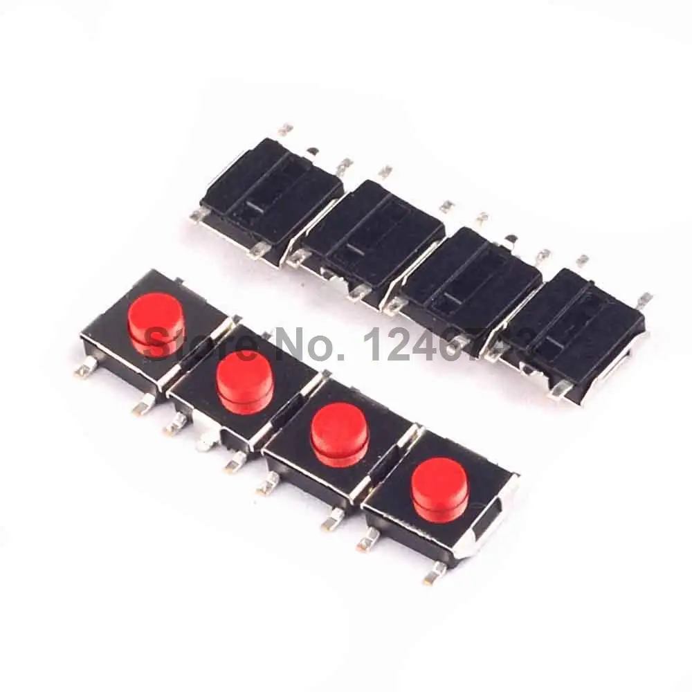 Тактильный Кнопочный микропереключатель 6x6x100 мм 5 контактов шт.|switch micro switch|switch