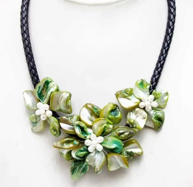 Женское Ожерелье с жемчужной подвеской цвет черный 18 дюймов | Украшения и