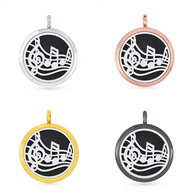 30 мм пустотелый кулон медальон для ароматерапии эфирного масла с 6 подставками