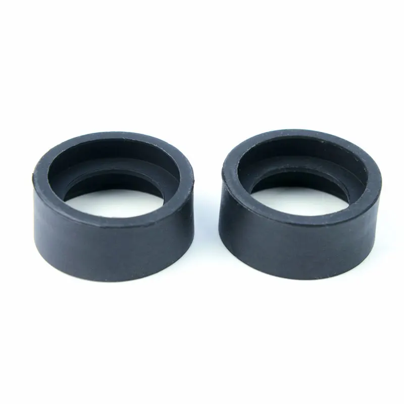 2 шт. резиновые микроскопы защитные очки телескопы чашки для глаз черного цвета