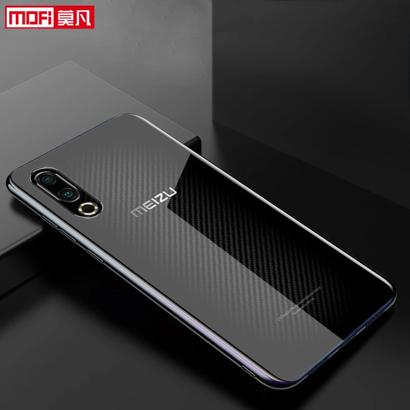 Прозрачный чехол для meizu 16s мягкий силиконовый защитный из ТПУ прозрачный