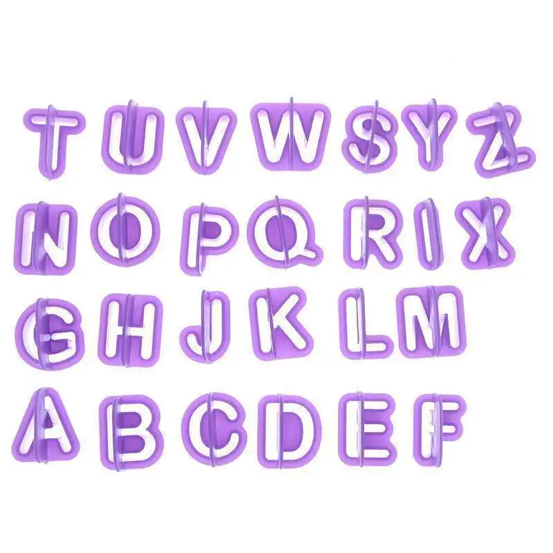 40 шт./компл. цифры буквы с днем рождения пластиковые инструменты для украшения