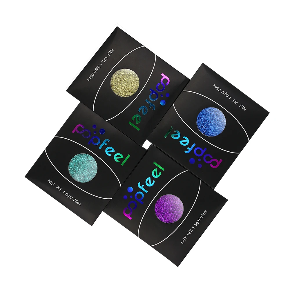 Popfeel 18 цветов дополнительно монохромный глаз алмазная пудра для женщин Красота Макияж сверкающих мерцающая