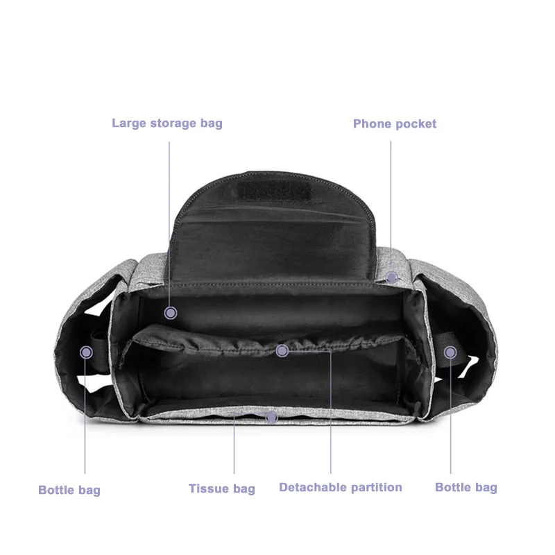 Сумка для детской коляски сумка-Органайзер подгузников большая сумка инвалидной