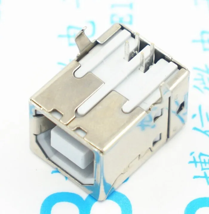 Usb интерфейс для принтера 50 шт. BF90 градусов тип B usb передачи данных разъем USB d типа