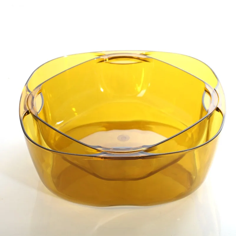 Многофункциональное Прозрачное пластиковое блюдо для фруктов закуски гайка