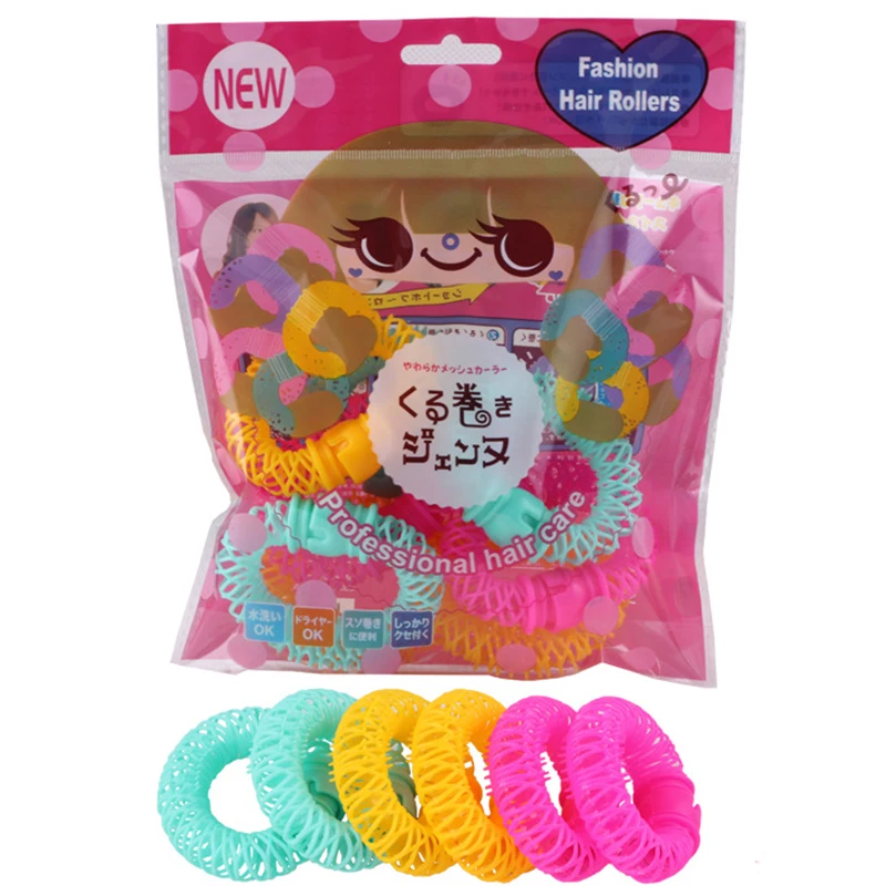 Ролик для укладки волос в виде пончиков бигуди сделай сам Волшебная Спиральные