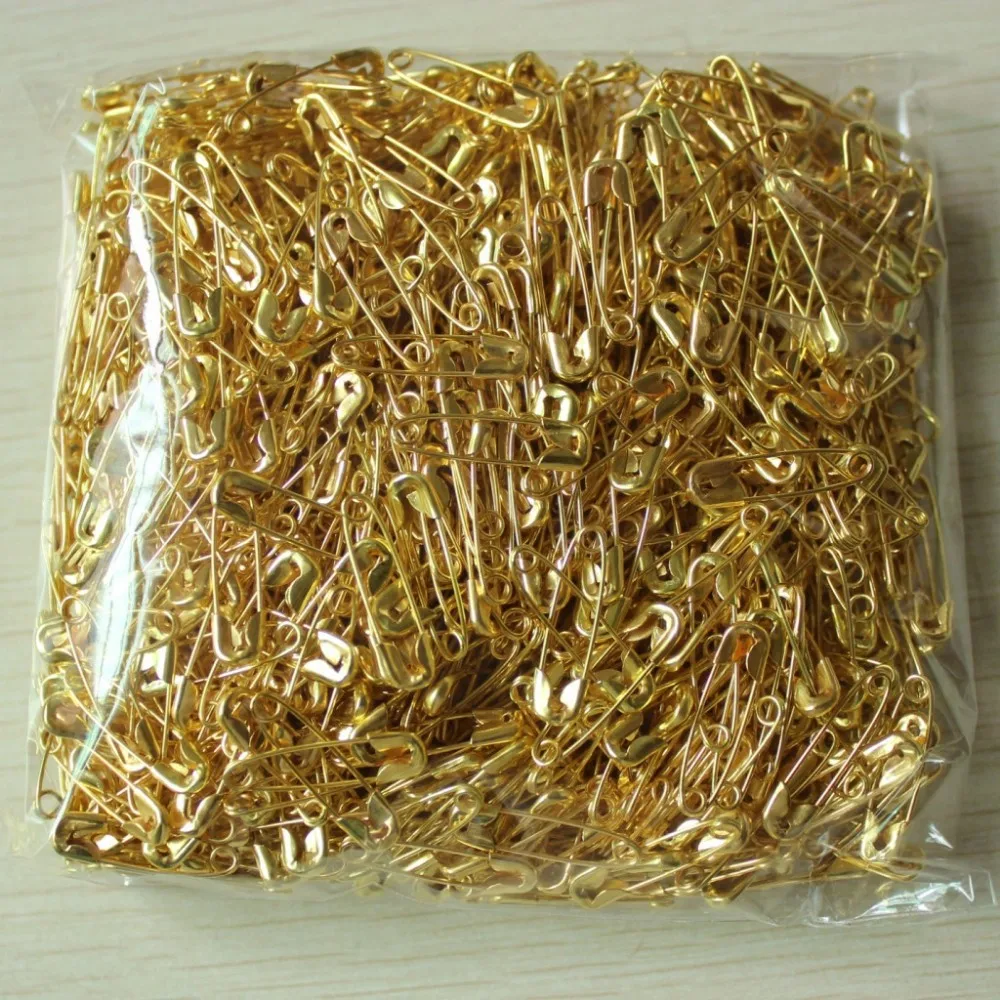 Sicoda DIY Аксессуары 19 мм золото/черный/серебряный малый булавки одежда тег pin одежды аксессуары тег commericals pin