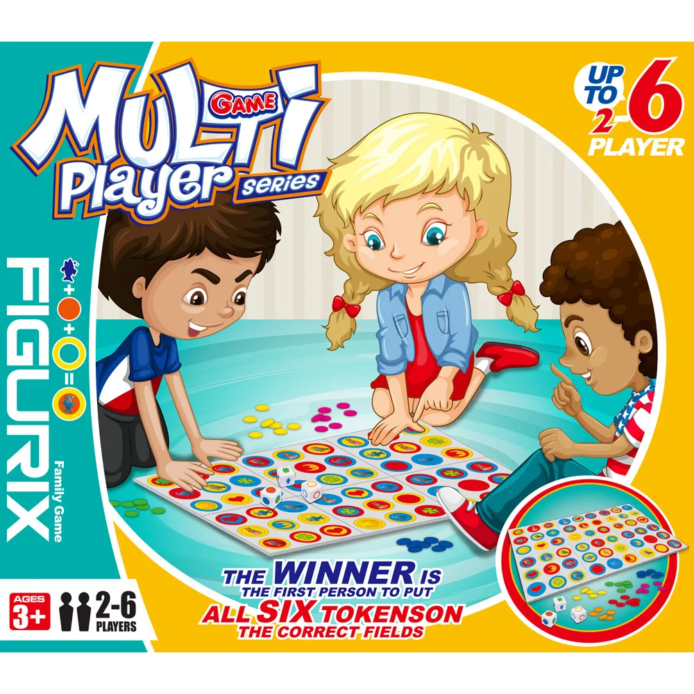 Обучающая настольная игра Figurix Семейные карточки игры Match Madness быстрый темп наблюдения экшн-игрушки для детей