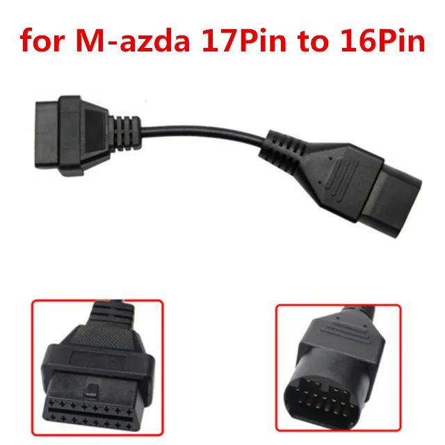 17 tp 16pin Ma-z-da OBD OBD2 диагностический разъем 22 Pin to 16 Pin для T-a* yota 22PIN OBDII Кабельный адаптер передачи для Ta*-yota 22Pin to OBD2 16Pin - Цвет: 17 tp 16pin Ma-z-da
