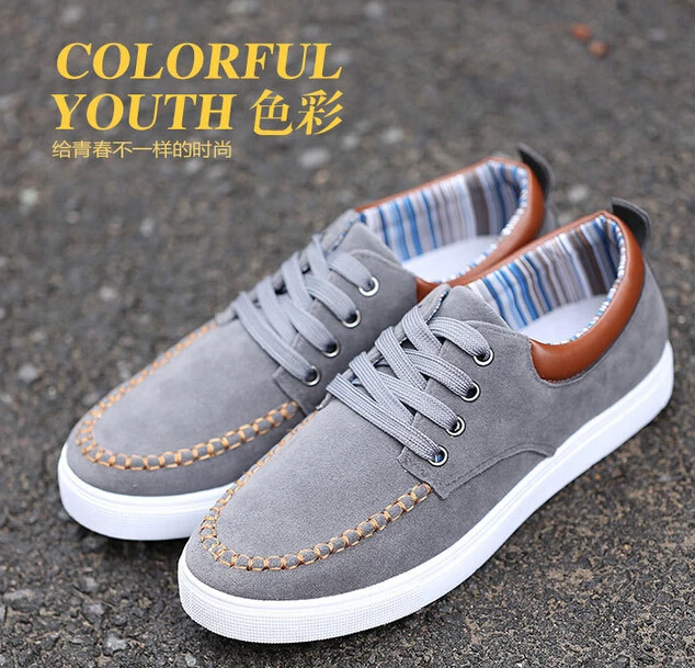 2015 men shoes casual fashion low suede nubuck leather size 37-44 | Обувь