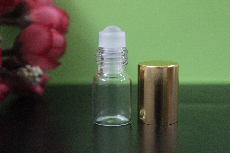 

2ML Clear Roll On Roller Empty Bottles for Essential Oils Roll-On Refillable Perfume Bottle Deodorant Containers Travel Size