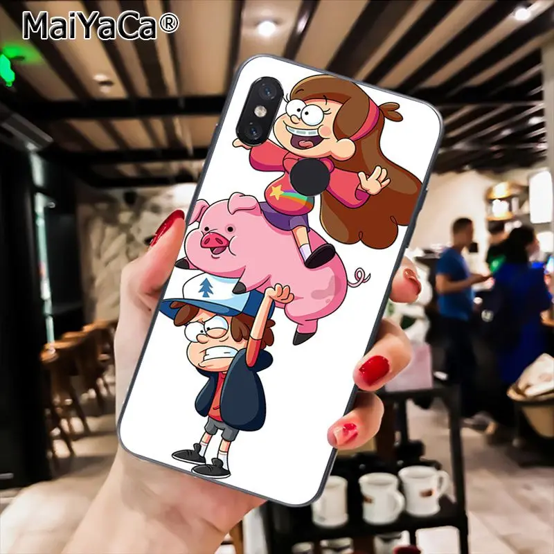 A3 MaiYaCa Гравити Фолз поросенок силиконовый чехол для телефона для Xiaomi Redmi8 4X 6A S2 7A 5A Redmi 5 5Plus Note5 7 Note8pro - Цвет: A3