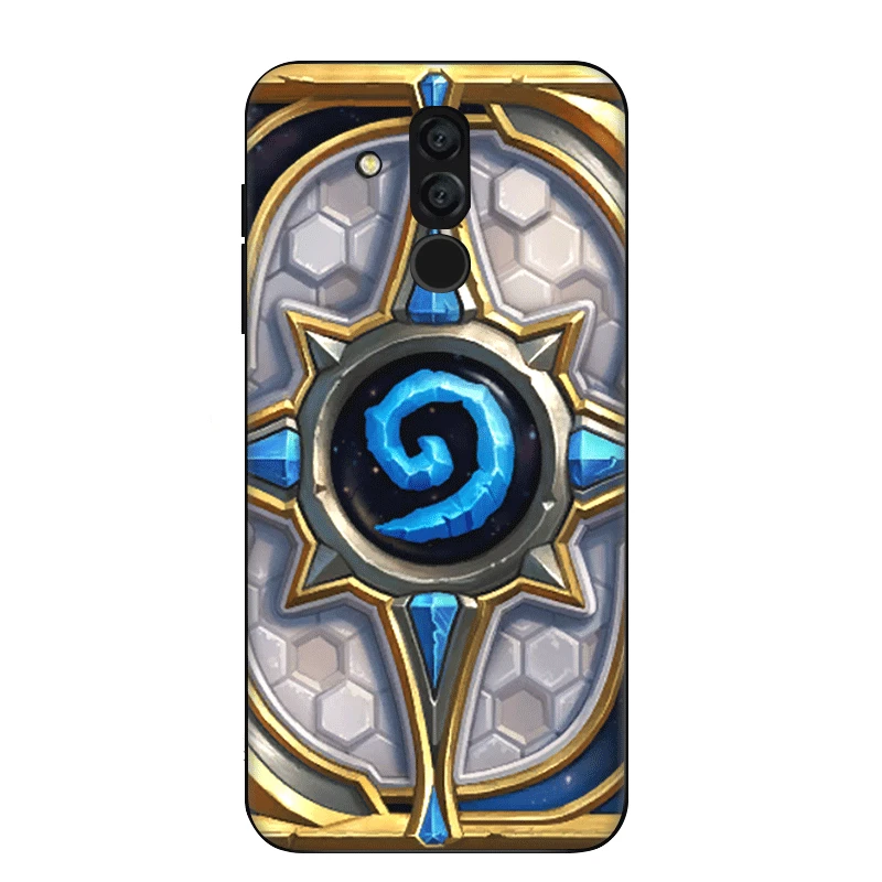 Черный мягкий ТПУ чехол для телефона Huawei Mate Nova Y6 10 20 2i 2 3 4i 4 Lite Pro Hearthstone Card Back Classic |