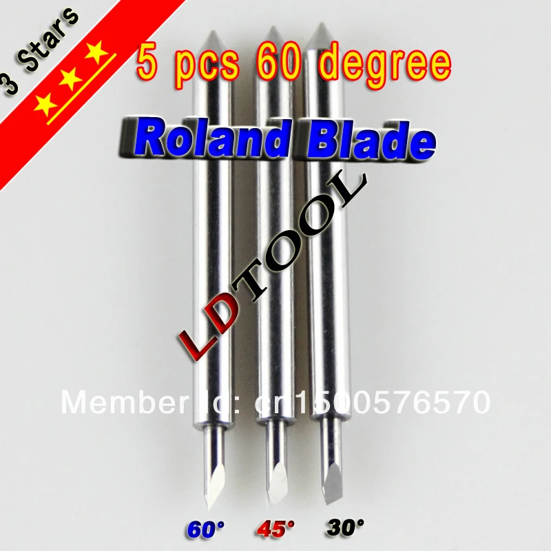 HUHAO 5 шт. 60 градусов нож Roland для плоттера виниловый резак резки толстой