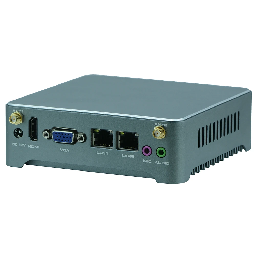 Barebone планшетный ПК J1900 мини-ПК, двойной Ethernet USB3.0 поддержка wifi 3g мини четырехъядерный Nano PC N3