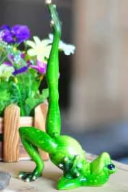 5 Украшение для дома Kawaii Yoga Frogs фигурка Девичья мечта Современная Смола домашняя скульптура куклы Смола Модель нечетные подарки ремесла животные - Цвет: 5