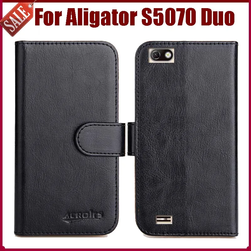 

Лидер продаж! Чехол для Aligator S5070 Duo, Новое поступление, 6 цветов, высокое качество, защитный кожаный флип-чехол для Aligator S5070 Duo, чехол