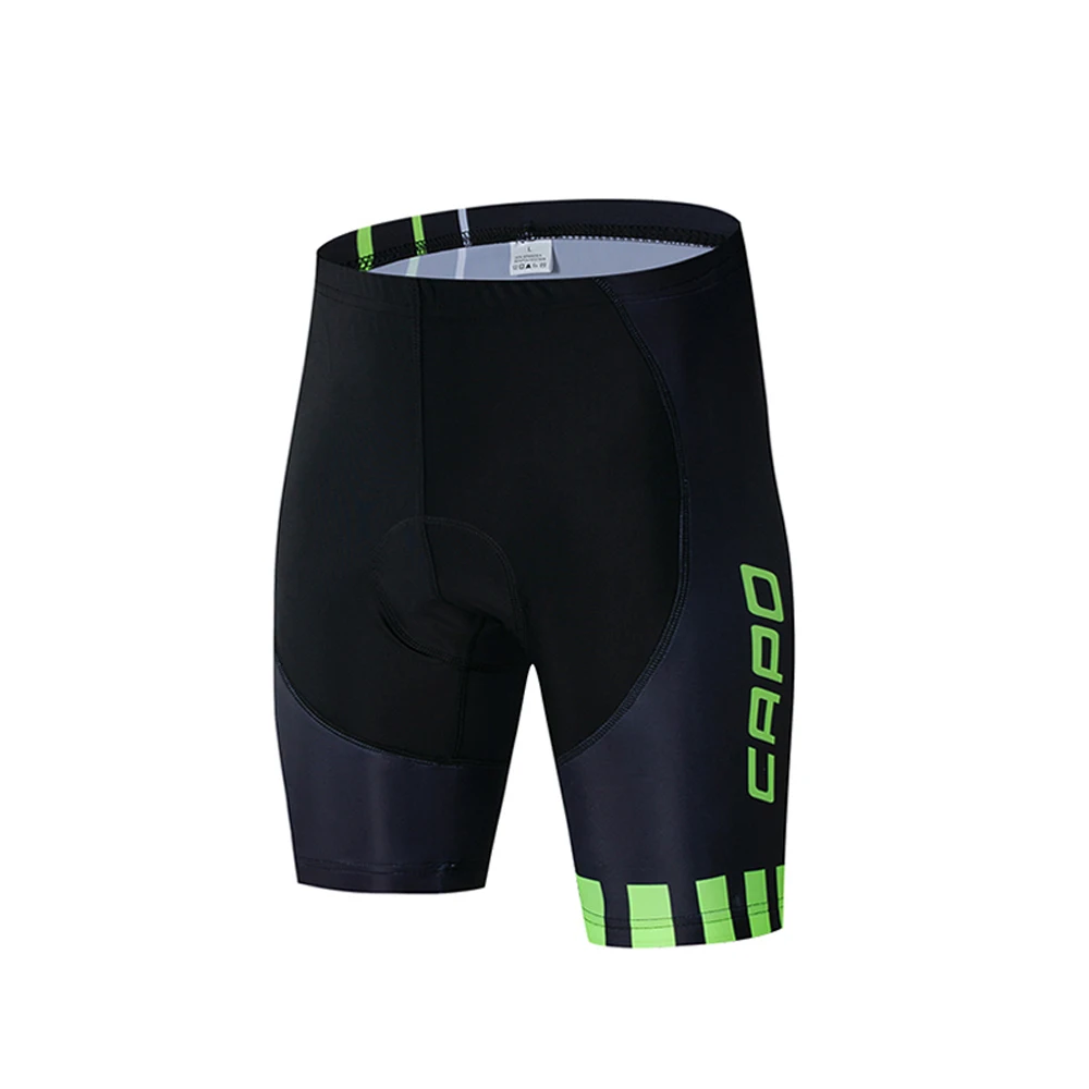 shorts Зеленый Капо одежда для велоспорта Джерси быстросохнущая велосипедная одежда мужская летняя команда майки для велоспорта 9D велосипедные шорты se - Цвет: shorts