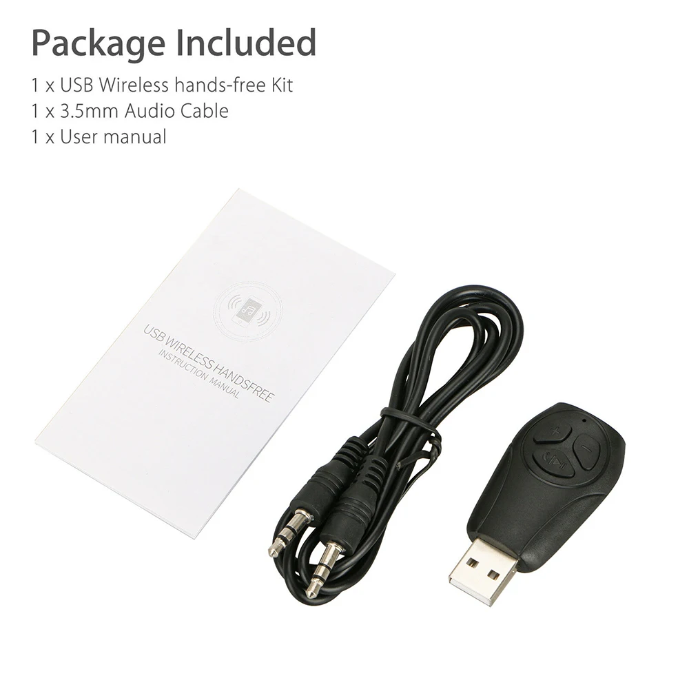 Беспроводной Bluetooth USB приемник 3,5 мм Aux адаптер стерео аудио Автомобильная Колонка умная Автоматизация