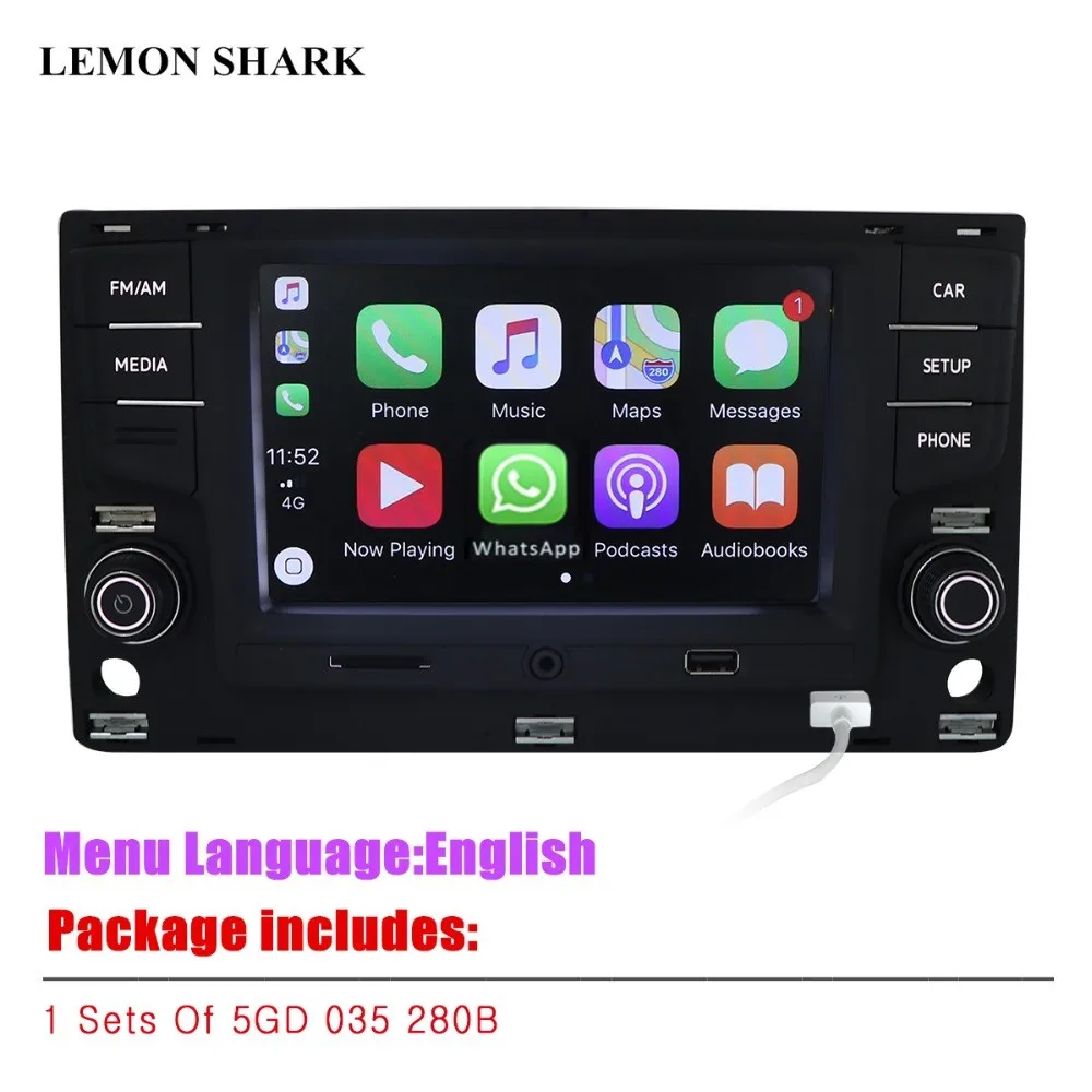 6,5 MIB MQB Автомобильная Радио Carplay mirrorlink Bluetooth OPS камера заднего вида для VW Golf 7 MK7 seven Passat B8 5GD 035 280B