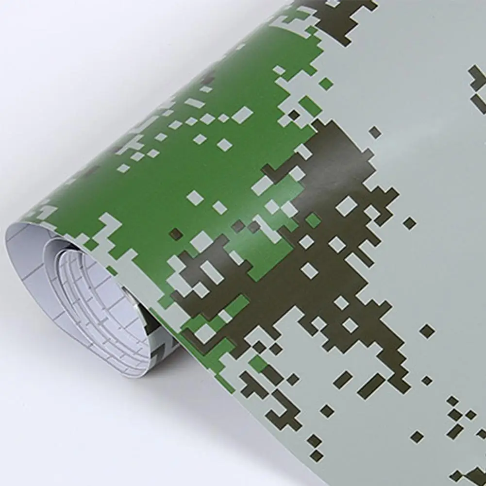 ПВХ 152*20 см Автомобильная камуфляжная пленка для изменения цвета лист клейкая