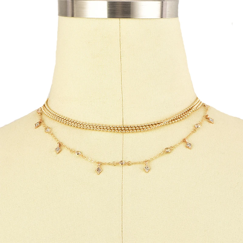 4 шт./компл. Изысканная кисточка кристалл драгоценный камень золотые бусины