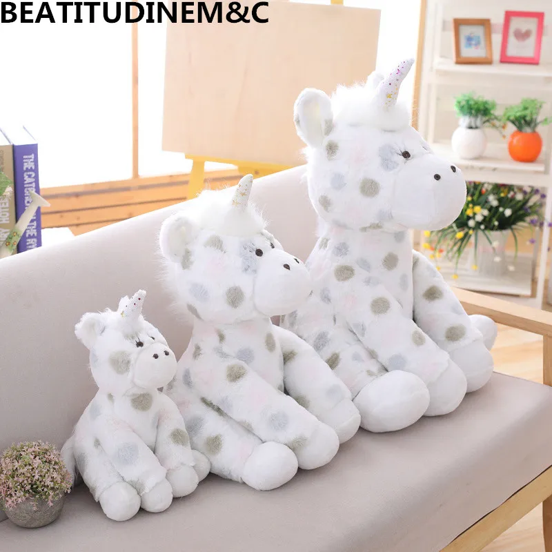 

Nordic Style Polka Dot Unicorn Toy Plush Toy Children's Toy Animal Stuffed Toy Christmas Gift Halloween Gift Home Decoration
