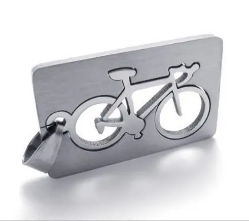 Модные панк 316L Нержавеющая сталь квадрат велосипед Велосипедный Спорт Цепочки и