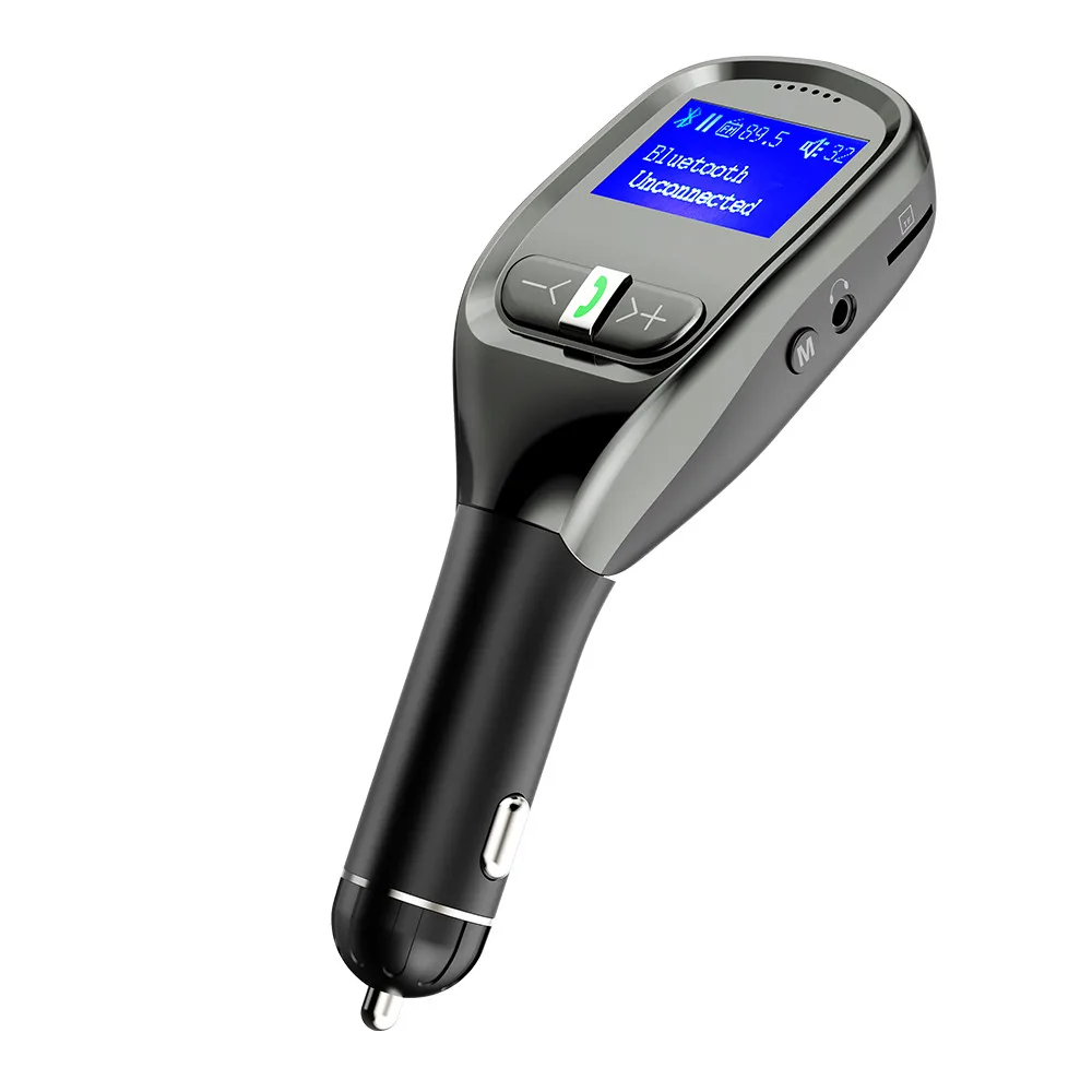 Новый Многофункциональный беспроводной Bluetooth fm передатчик ЖК дисплей mp3 плеер USB