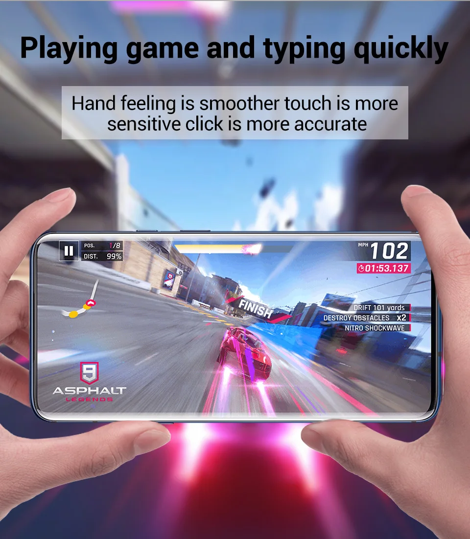 PZOZ закаленное стекло для Oneplus 7 Pro защита экрана полное покрытие пленка для Oneplus7 One plus7 Стекло полный экран защитная пленка
