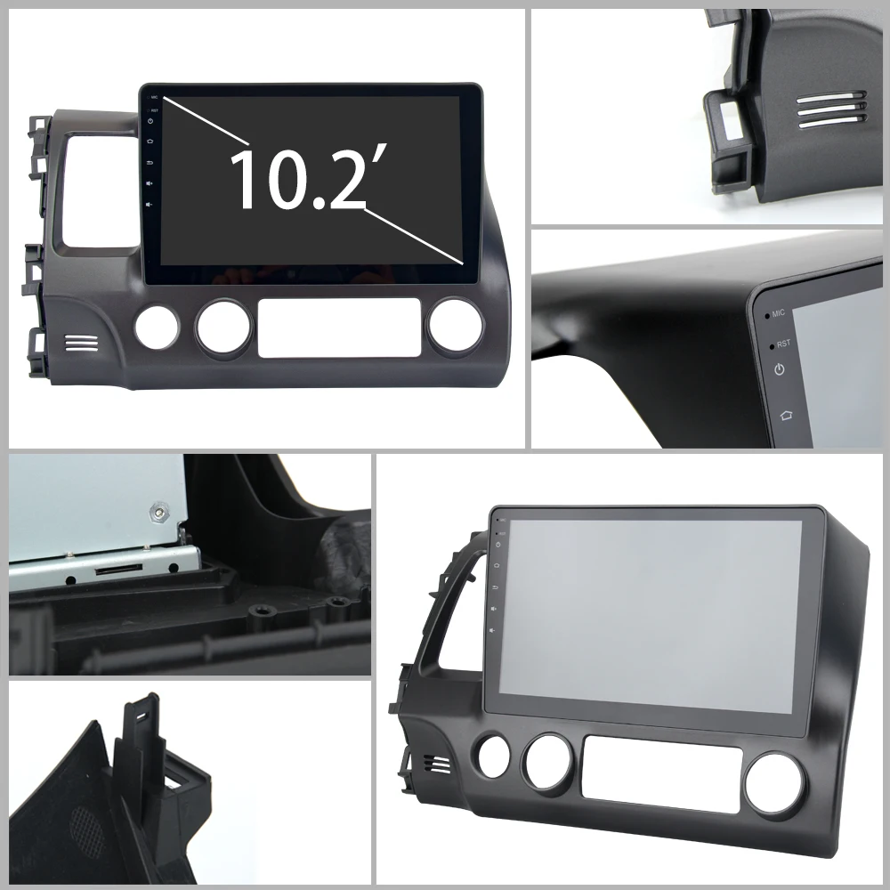 Dasaita 10," Android 9,0 Автомобильный gps плеер Navi для Honda Civic 2006-2011 с 2G+ 16G четырехъядерный стерео Мультимедиа без DVD