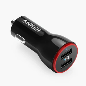 Anker 24 Вт двойной USB Автомобильное зарядное устройство PowerDrive 2 для iPhone; samsung Galaxy; LG G4/G5; Google Nexus; iOS и Android устройств