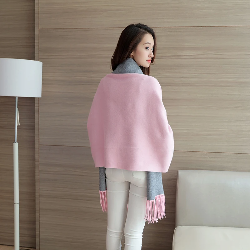 2019 New Spring Autumn Women Fashion Tassels Sweater Coat Shawl Cardigan Cloak Knitting Winter Women's 10 Color L397 |