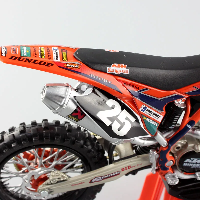 1/12 KTM 250SX-F № 25 напитка red bull от производителя racer SXF 2013 Марвин Musquin масштаб мотоциклов литья под давлением модель Мотокросс MX Байк игрушки
