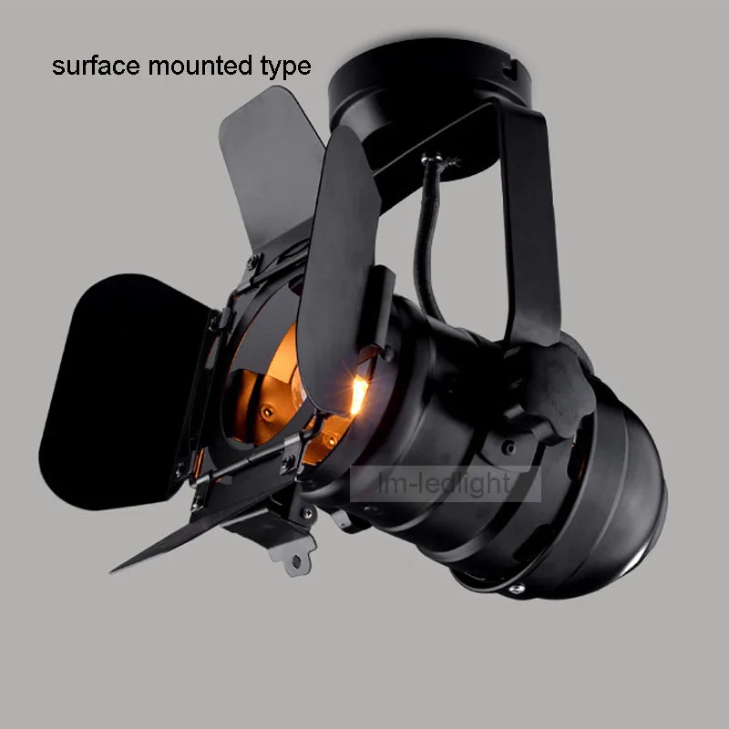 Поверхностного монтажа Потолочный трек прожекторы рельсовая дорожка пятно led