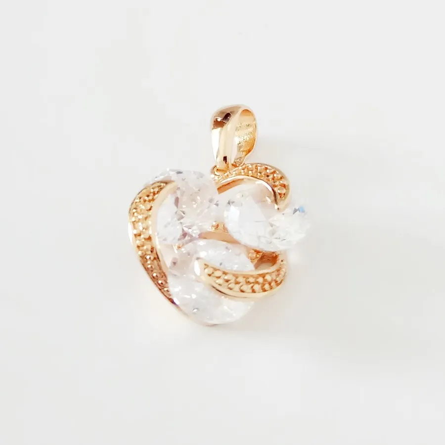 Новая мода кулон золотой цвет Женские кулоны гипербола большой кубический